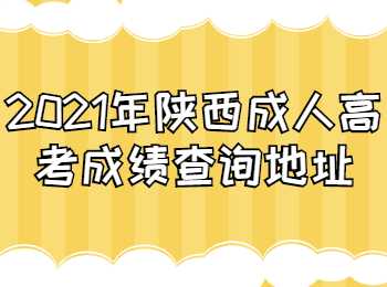 陜西成人高考成績查詢