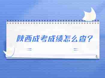 陜西成考成績怎么查?