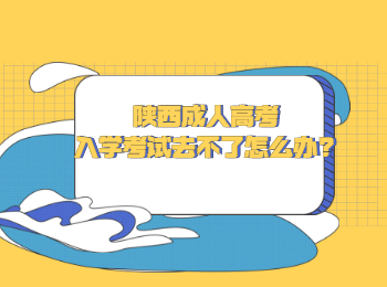 陜西成人高考入學考試去不了怎么辦