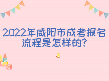 2022年咸陽市成考報(bào)名流程是怎樣的