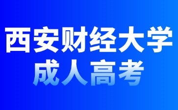 2024年西安財經(jīng)大學(xué)成人高考考試報名入口